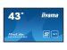 IIYAMA LE4341S-B2 10922cm 43Zoll 1920x1080 IPS panel 1perc Haze 8ms Landscape mode Speakers 2x 10W VGA 3x HDMI 350cd/m Media Play