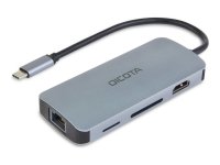 DICOTA USB-C 8-in-1multi Hub 4K PD 100W