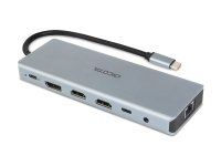 DICOTA USB-C 13-in-1 Docking Station 4K HDMI/DP PD 100W