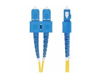 STARTECH.COM 1meter LWL Patchkabel SC SC UPC Singlemode OS2 Duplex 9/125um 40G/100G LSZH Glasfaserkabel