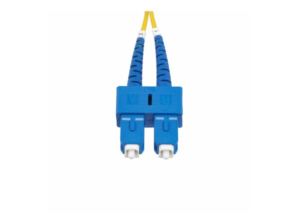 STARTECH.COM 2meter LWL Patchkabel SC SC UPC Singlemode OS2 Duplex 9/125um 40G/100G LSZH Glasfaserkabel