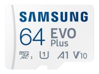 SAMSUNG EVO PLUS microSD 64GB 2024 inkl. SD Adapter...