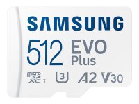 SAMSUNG EVO PLUS microSD 512GB 2024 inkl. SD Adapter...