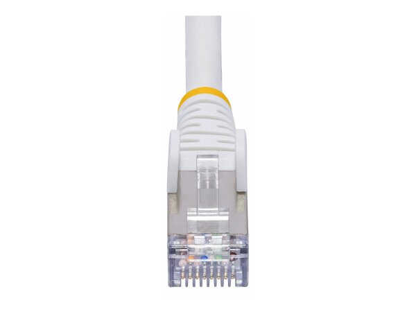 STARTECH.COM 2m Weisses CAT8 Netzwerkkabel Snagless RJ45 Patchkabel 25G/40G LAN Kabel 2000MHz 100W PoE++ S/FTP LSZH