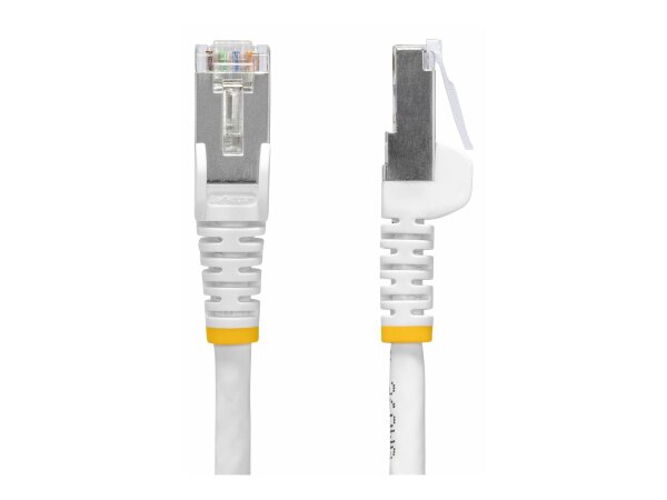 STARTECH.COM 3m Weisses CAT8 Netzwerkkabel Snagless RJ45 Patchkabel 25G/40G LAN Kabel 2000MHz 100W PoE++ S/FTP LSZH