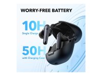 ANKER Soundcore Liberty 4 NC schwarz True-Wireless Earbuds ANC 2.0 11mm Audiotreiber Hi-Res Sound LDAC EQ mit HearID IPX4 6 Mikros