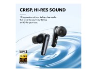 ANKER Soundcore Liberty 4 NC schwarz True-Wireless Earbuds ANC 2.0 11mm Audiotreiber Hi-Res Sound LDAC EQ mit HearID IPX4 6 Mikros