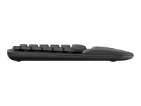 LOGITECH Wave Keys wireless ergonomic keyboard - GRAPHITE...