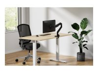 NEOMOUNTS Next Slim Desk Mount single display topfix clamp/grommet black