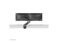 NEOMOUNTS Next Slim Desk Mount double display topfix clamp/grommet black