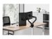 NEOMOUNTS Next Slim Desk Mount double display topfix clamp/grommet black