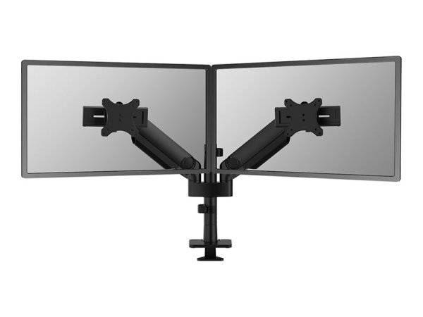 NEOMOUNTS Next One SL Desk Mount double display sliding VESA topfix clamp/grommet black