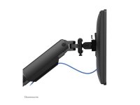 NEOMOUNTS Next One SL Desk Mount double display sliding VESA topfix clamp/grommet black