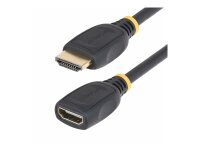 STARTECH.COM 1m HDMI 2.0 Verlängerungskabel High Speed HDMI Kabel 4K 60Hz Arc HDMI Verlängerungskabel HDMI Adapter M/F