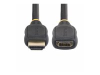 STARTECH.COM 0,5m HDMI 2.0 Verlängerungskabel High Speed HDMI Kabel 4K 60Hz Arc HDMI Verlängerungskabel HDMI Adapter M/F