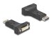 DELOCK Adapter DisplayPort 1.1 Stecker zu DVI Buchse Passiv schwarz