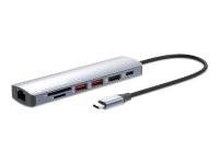 MANHATTAN USB-C PD 7-in-1 Dockingstation USB-C auf 1xHDMI...