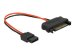 DELOCK Kabel Power SATA 15 Pin Stecker > Power Slim SATA 6 Pin Buchse 10cm