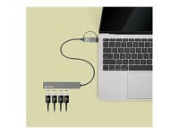 MANHATTAN 4-Port USB 3.0 Typ-C/-A Hub USB-C und...