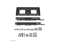 NEOMOUNTS LEVEL-750 Wall Mount XL 125kg tiltable tilt guard connectable VESA 400x400