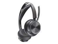 HP Poly Voyager Focus 2 USB-C-C Headset +USB-C/A Adapter...