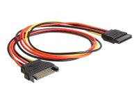 DELOCK Kabel Power SATA 15pin St > SATA 15pin Bu...