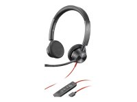 HP Poly Blackwire 3325 Stereo USB-C Headset +3.5mm Plug...