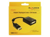 DELOCK Adapter DP-St > DVI24+5-Bu 22,5cm black