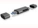 ICY BOX IB-CR200-C Multi USB Kartenleser fuer microSD und SD Karten untertuetzt USB Type-C und Dual Type-A / micro-B Stecker