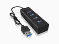 ICY BOX IB-Hub1409-U3 4 Port USB 3.0 Hub unterstuetzt...