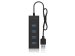 ICY BOX IB-Hub1409-U3 4 Port USB 3.0 Hub unterstuetzt Datenuebertragung bis zu 5 Gbit/s und Plug and Play