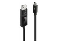 LINDY 3m USB Typ C an DisplayPort 4K60 Adapterkabel mit HDR