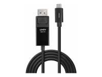 LINDY 3m USB Typ C an DisplayPort 4K60 Adapterkabel mit HDR