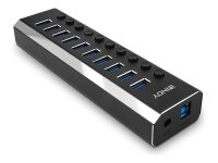 LINDY 10 Port USB 3.0 Hub mit Ein-/Ausschaltern