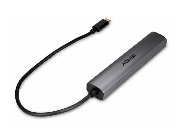 LINDY USB 3.2 Gen 2 Typ C Hub & Gigabit Ethernet